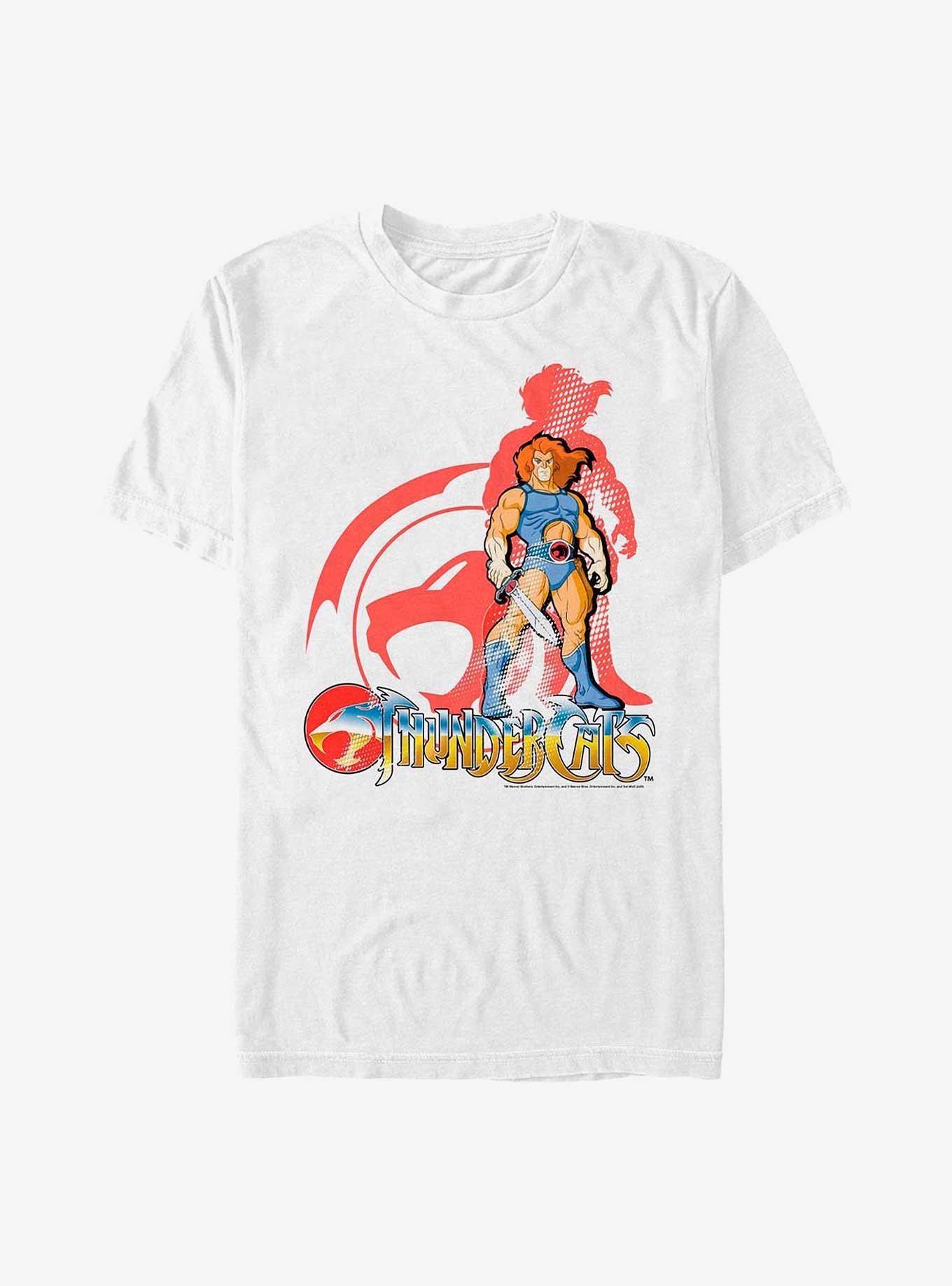 Thundercats Logo Lion-O  T-Shirt, WHITE, hi-res