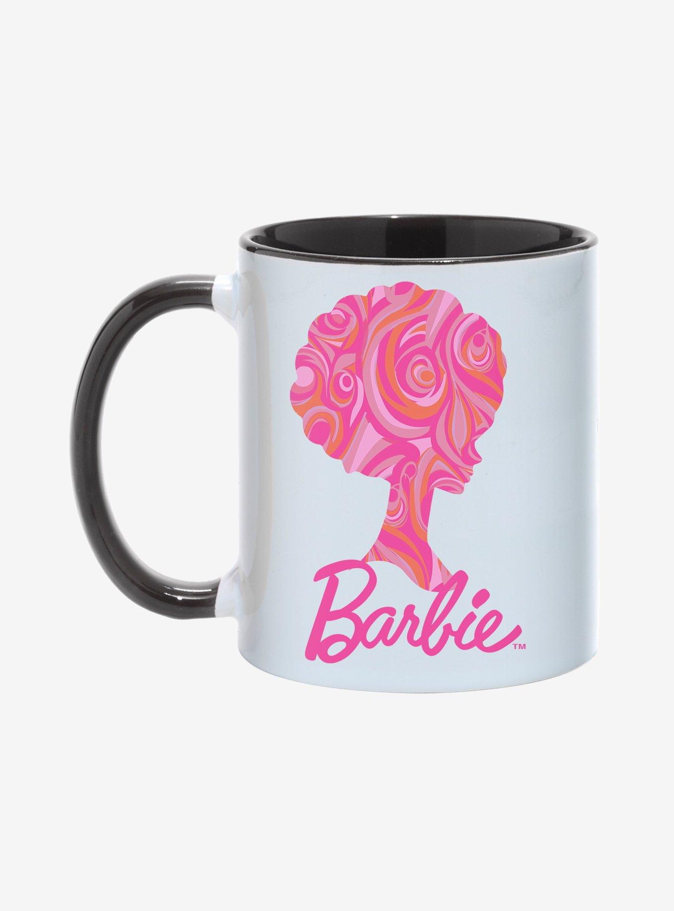 Barbie Retro Swirl Silhouette Mug, , hi-res