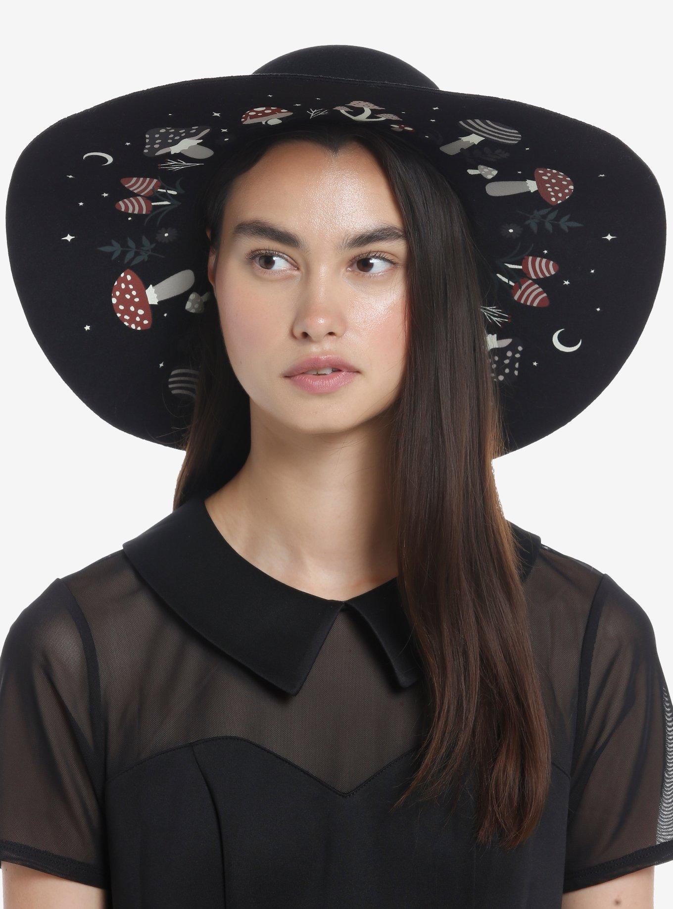 Cottagecore Mushroom Floppy Hat, , hi-res