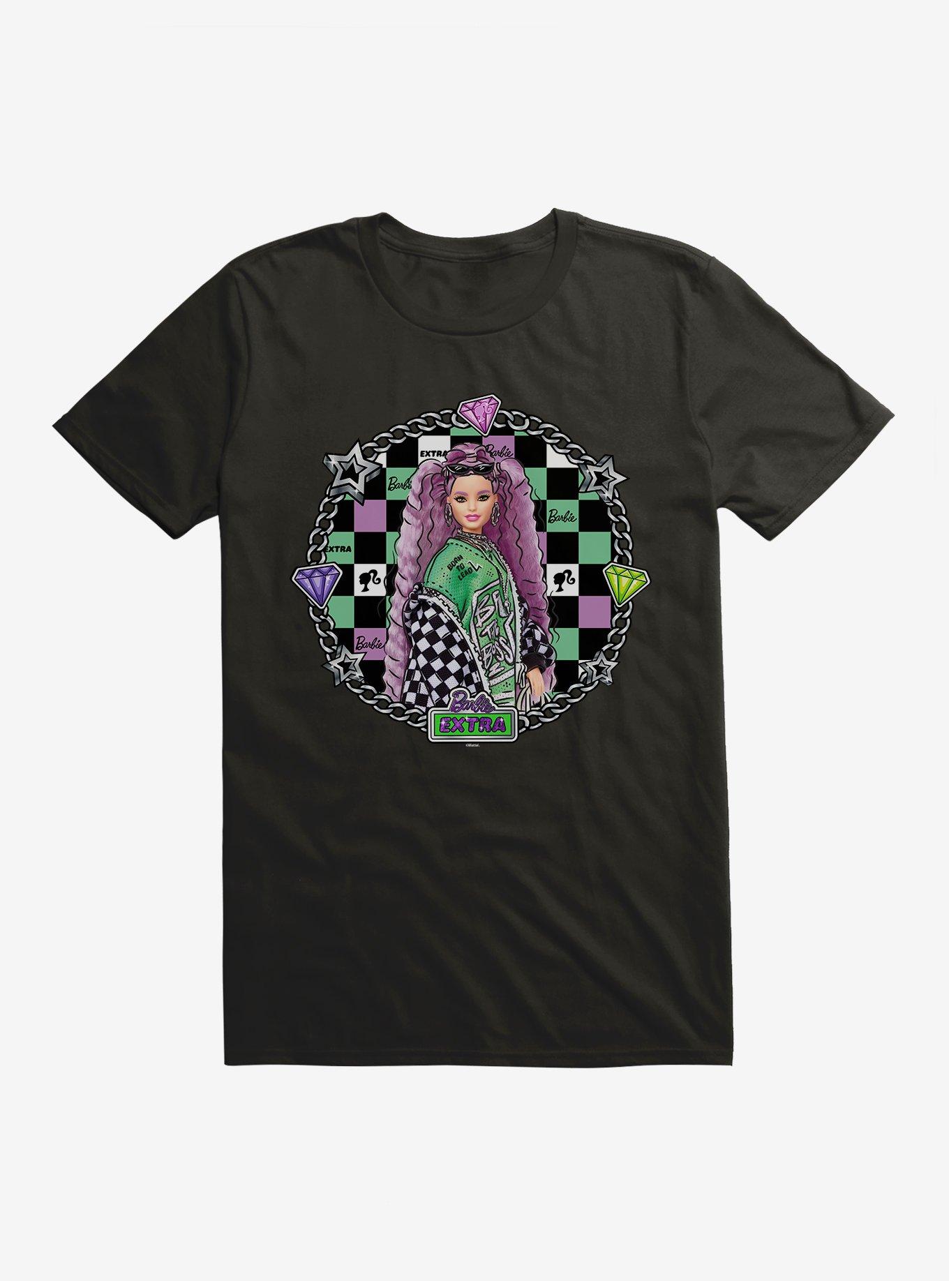 Barbie Extra Doll Green Glam Chain T-Shirt