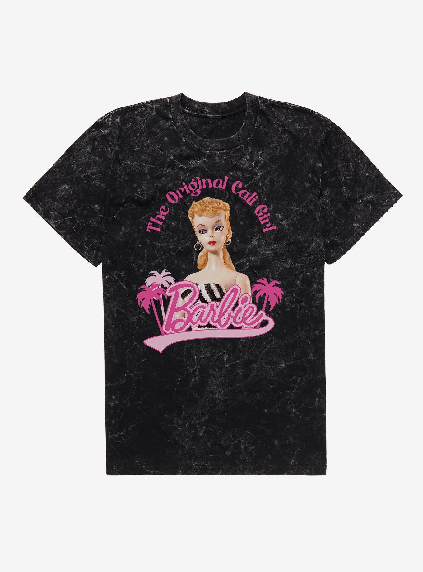 Barbie The Original Cali Girl Mineral Wash T-Shirt, BLACK MINERAL WASH, hi-res