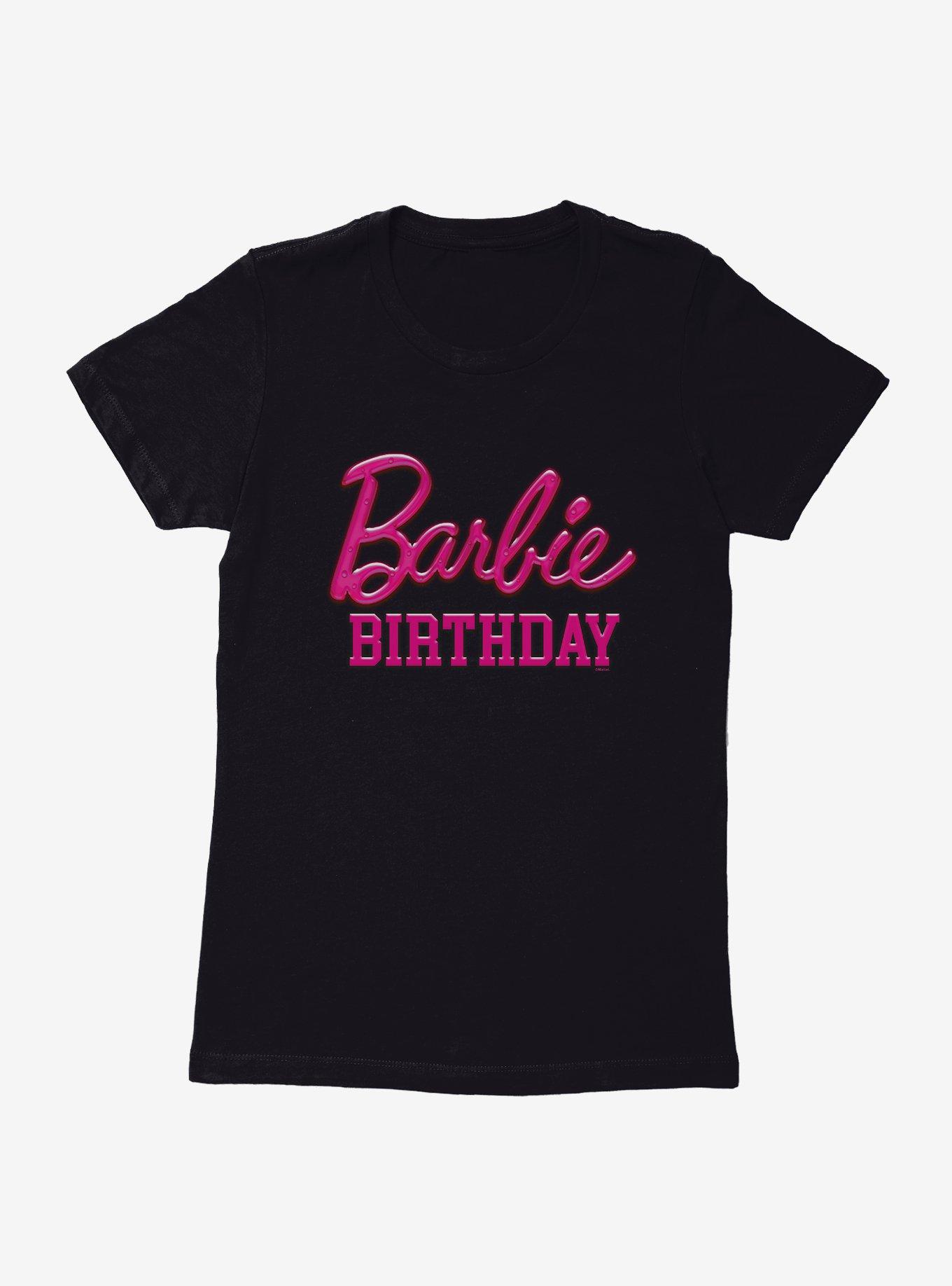 Barbie Pink Birthday Womens T-Shirt, , hi-res