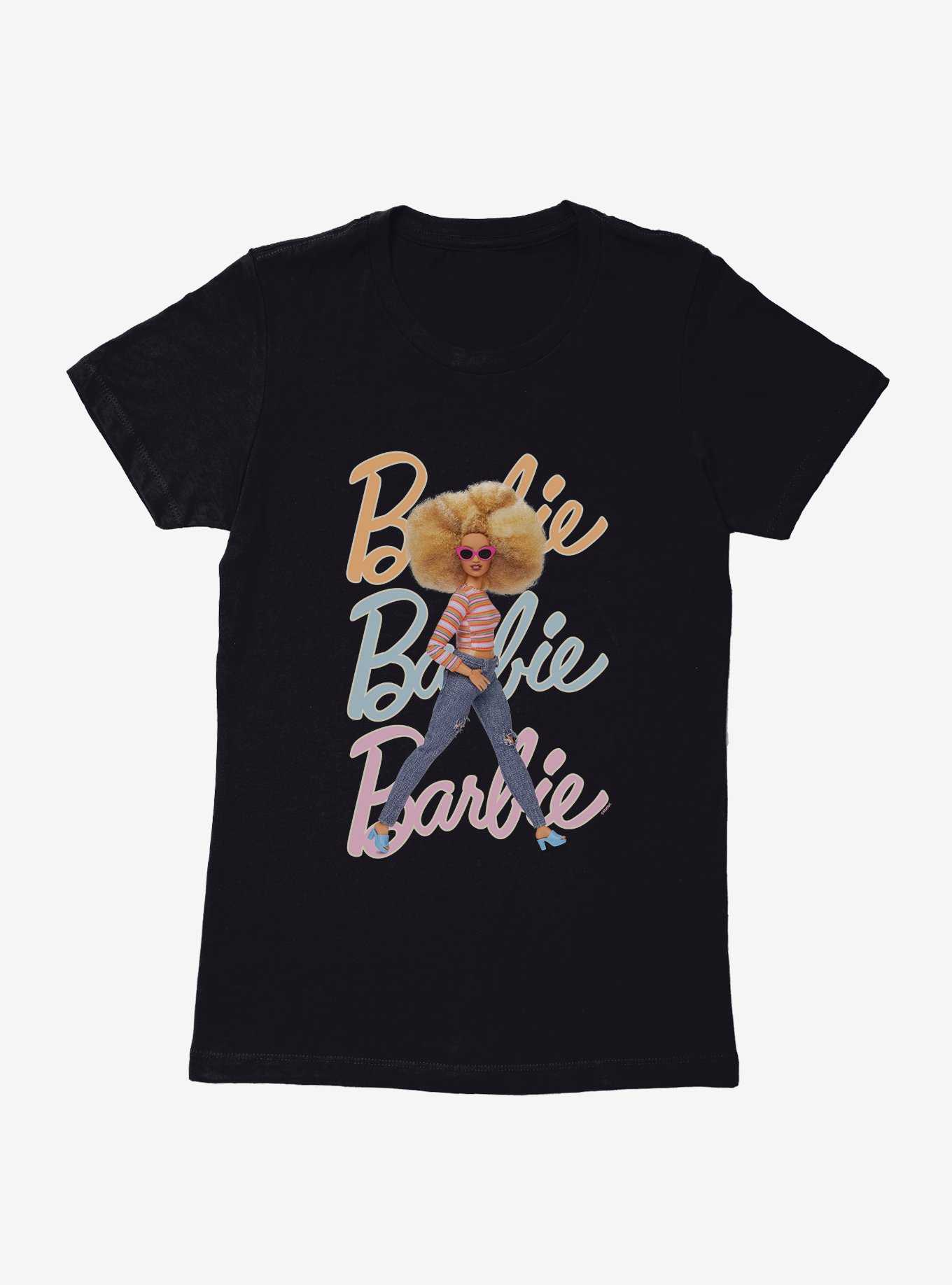 Barbie Tri-Logo Womens T-Shirt, , hi-res