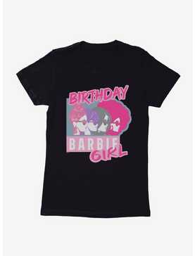 Barbie Birthday Girls Silhouettes Womens T-Shirt, , hi-res