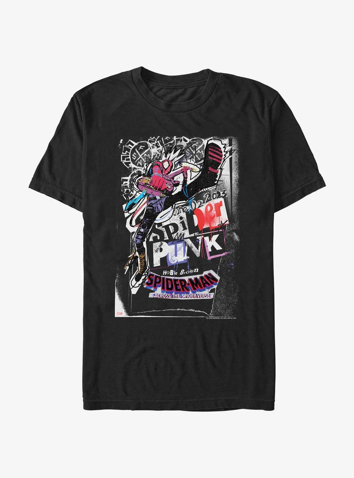 Spider-Man: Across The Spider-Verse Spider-Punk Poster T-Shirt, , hi-res