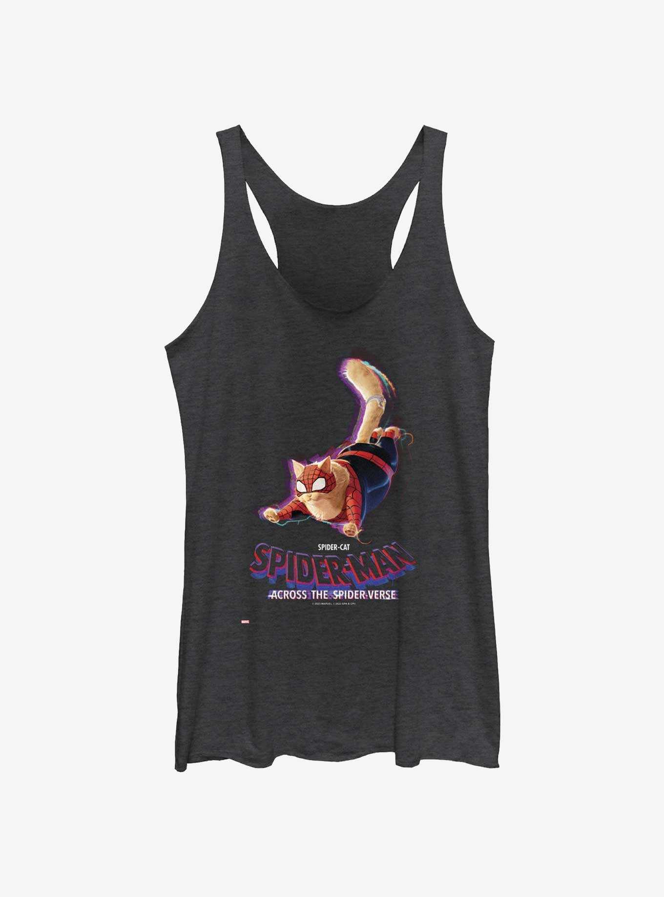 Spider-Man: Across The Spider-Verse Spider-Cat Poster Womens Tank Top, , hi-res