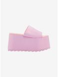 YRU Pastel Pink Platform Sandals, MULTI, hi-res