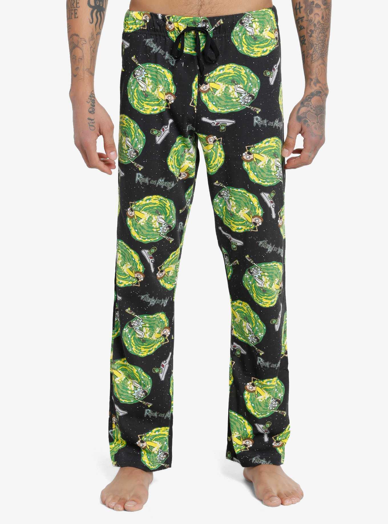 Rick And Morty Portals Pajama Pants, , hi-res
