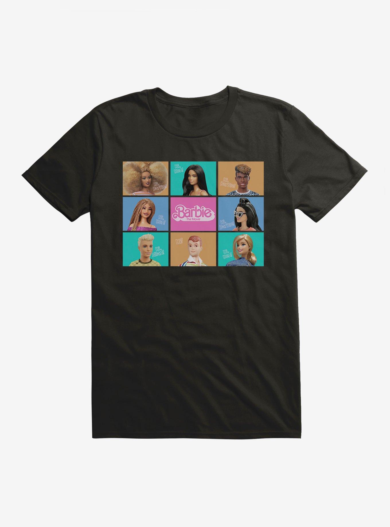 Barbie The Movie Hi Colorblock Friends Squares T-Shirt, , hi-res