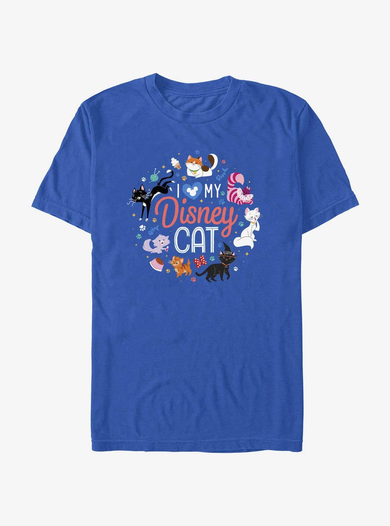 Disney Channel I Love Disney Cats Extra Soft T-Shirt, ROYAL, hi-res