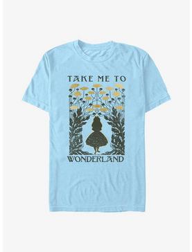 Disney Alice In Wonderland Take Me To Wonderland Flower Trail Extra Soft T-Shirt, , hi-res