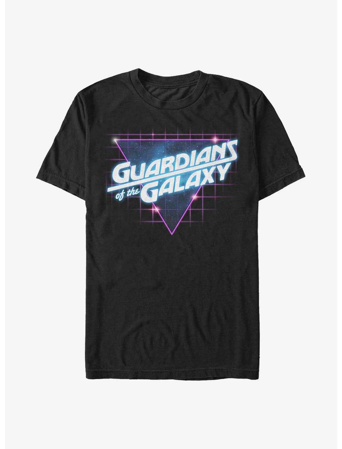 Marvel Guardians of the Galaxy Guardians Virtualogo Extra Soft T-Shirt, BLACK, hi-res