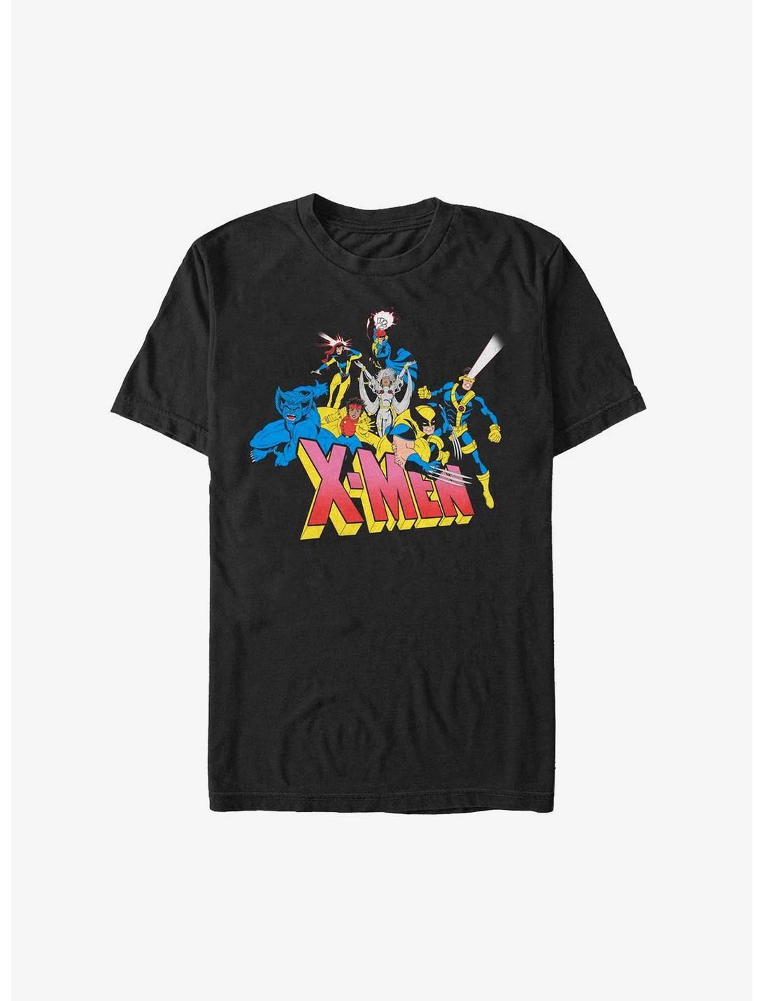 Marvel X-Men Vintage Group Extra Soft T-Shirt, BLACK, hi-res