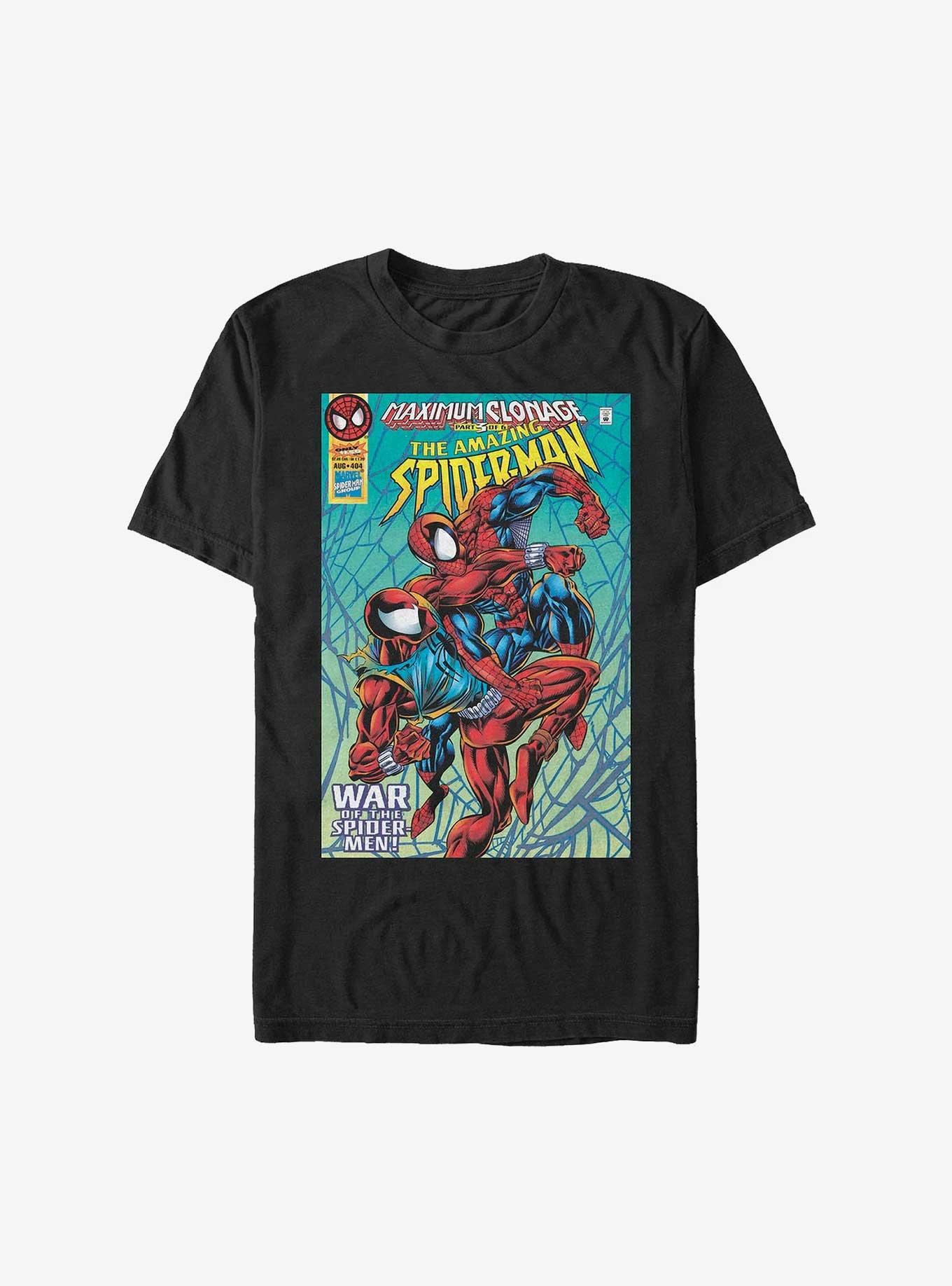 Marvel Spider-Man Clone Wars Extra Soft T-Shirt, BLACK, hi-res