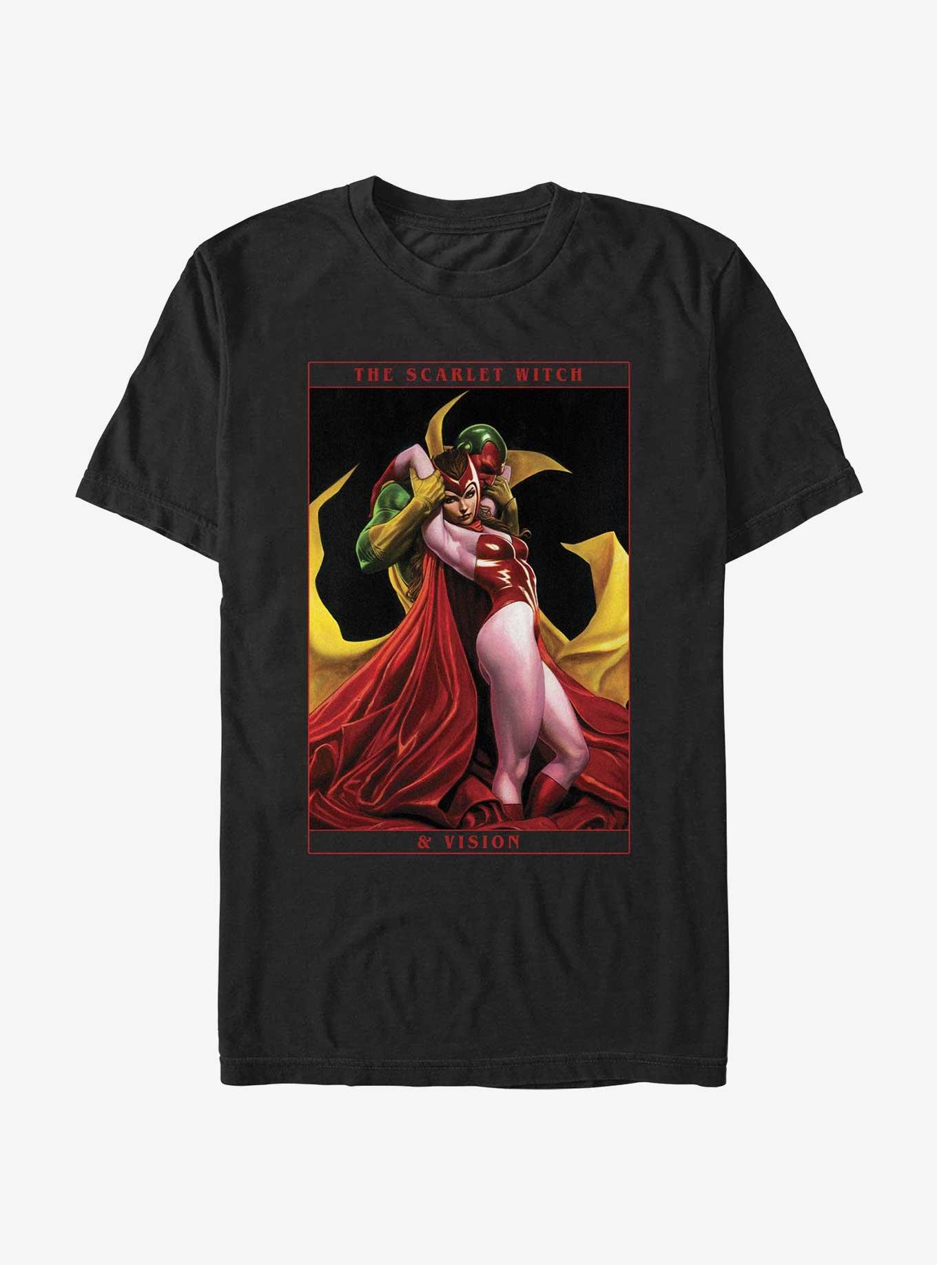 Marvel Scarlet Witch & Vision Card Extra Soft T-Shirt