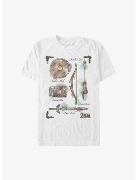 The Legend of Zelda: Breath of the Wild Inventory Extra Soft T-Shirt, , hi-res