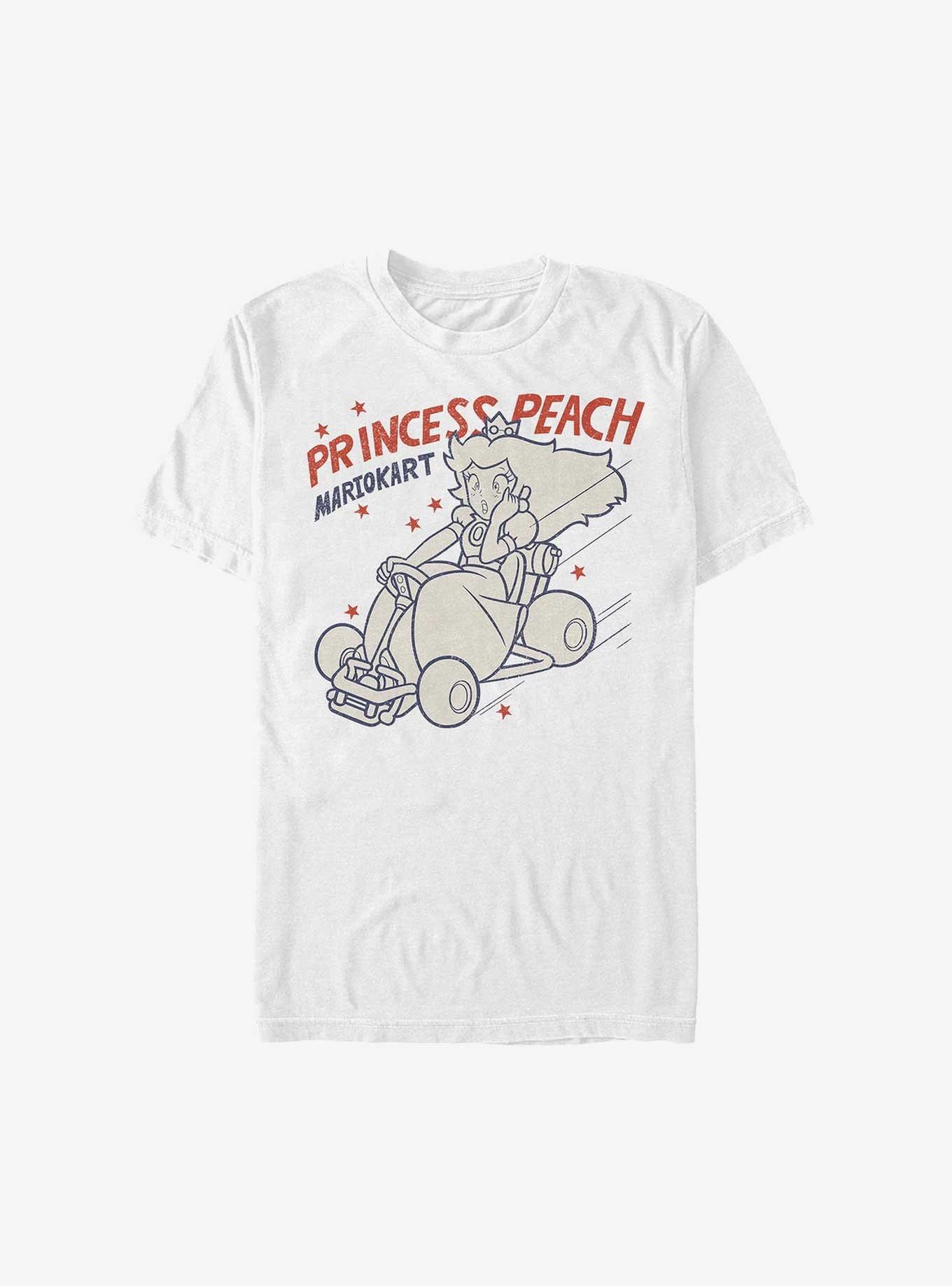 Mario Princess Peach Kart Extra Soft T-Shirt, , hi-res