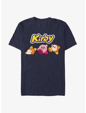 Kirby Waddle Dee and Kirby Logo Extra Soft T-Shirt, , hi-res