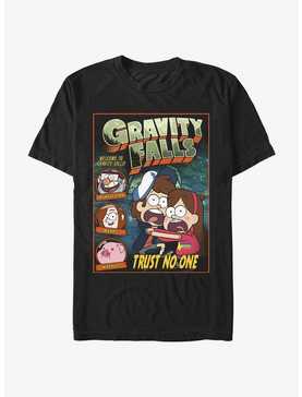 Gravity Falls Trust No One Comic Extra Soft T-Shirt, , hi-res