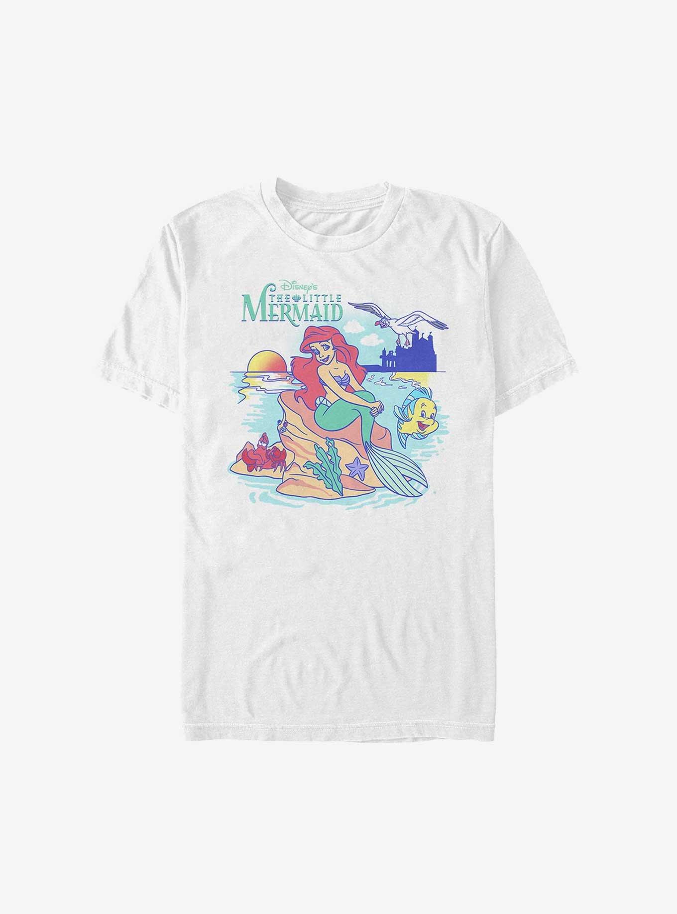 Disney The Little Mermaid Beachside Friends Extra Soft T-Shirt