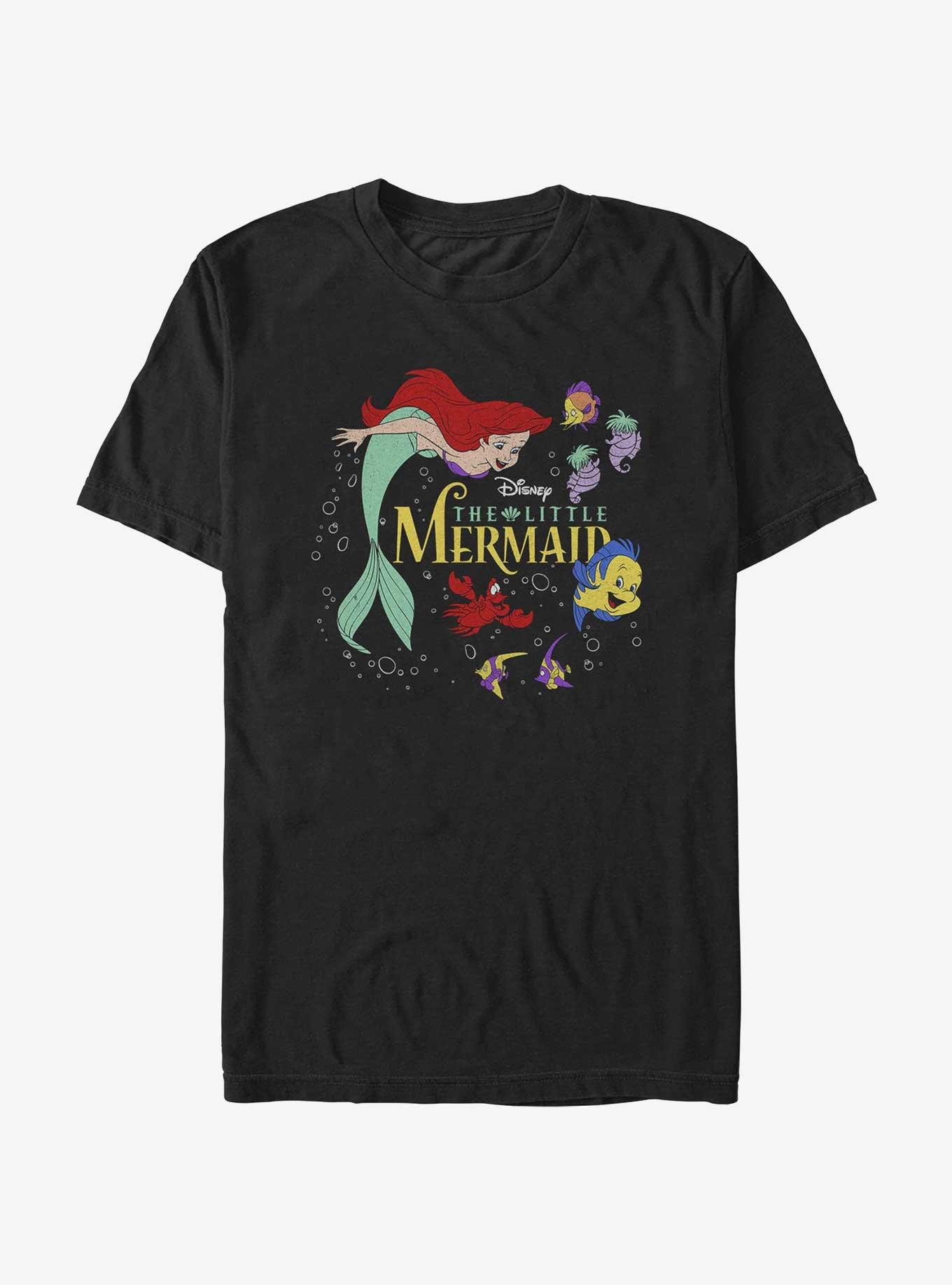 Disney The Little Mermaid Under The Sea Poster Heavyweight T-Shirt