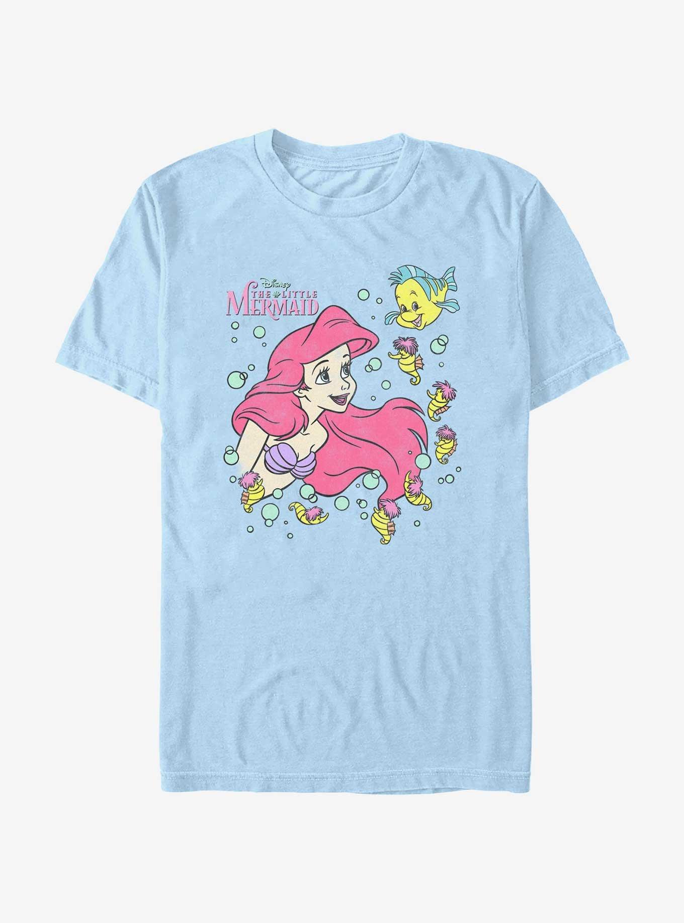 Disney The Little Mermaid Ariel and Flounder Extra Soft T-Shirt