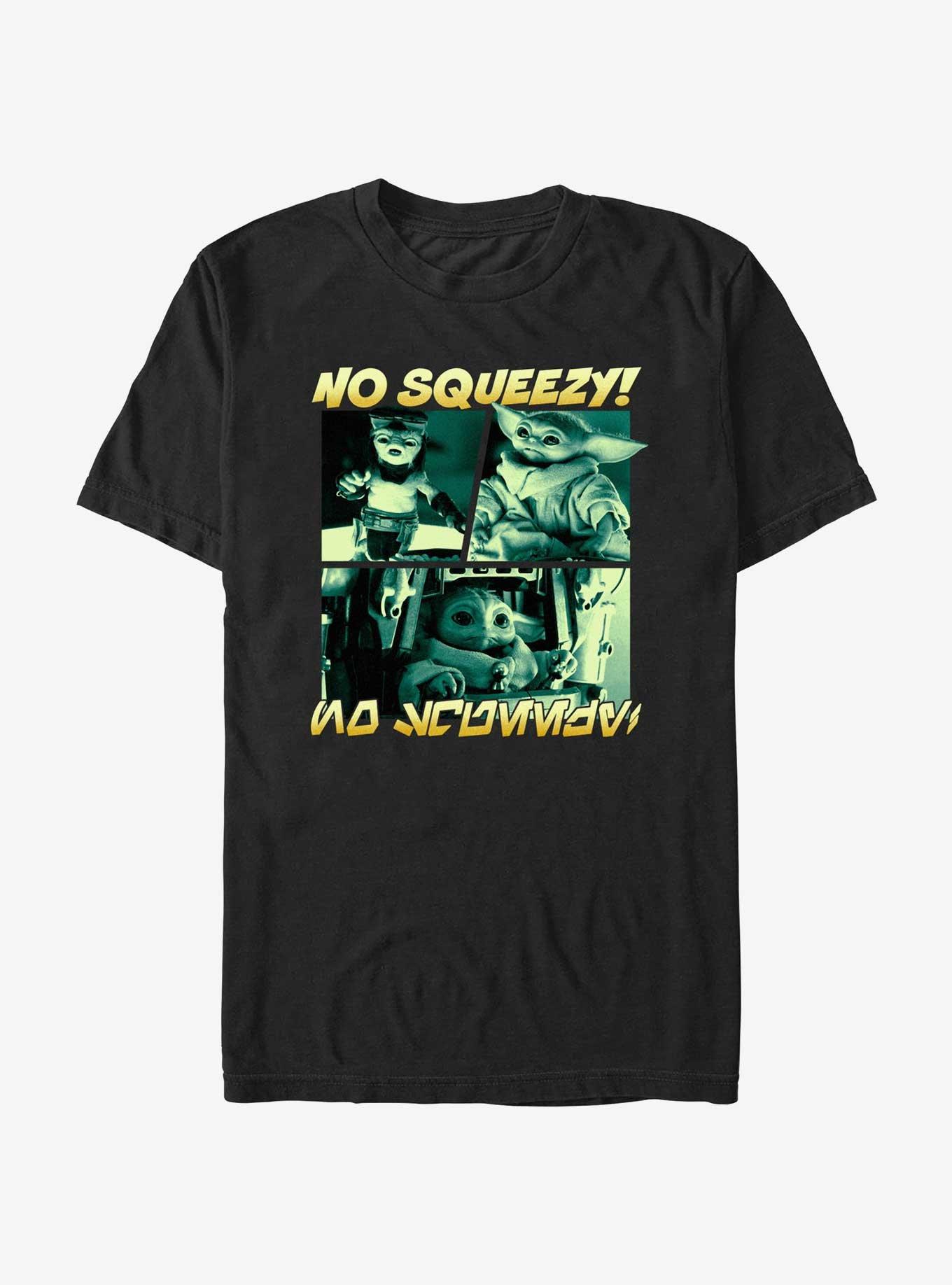 Star Wars The Mandalorian Grogu No Squeezy Extra Soft T-Shirt