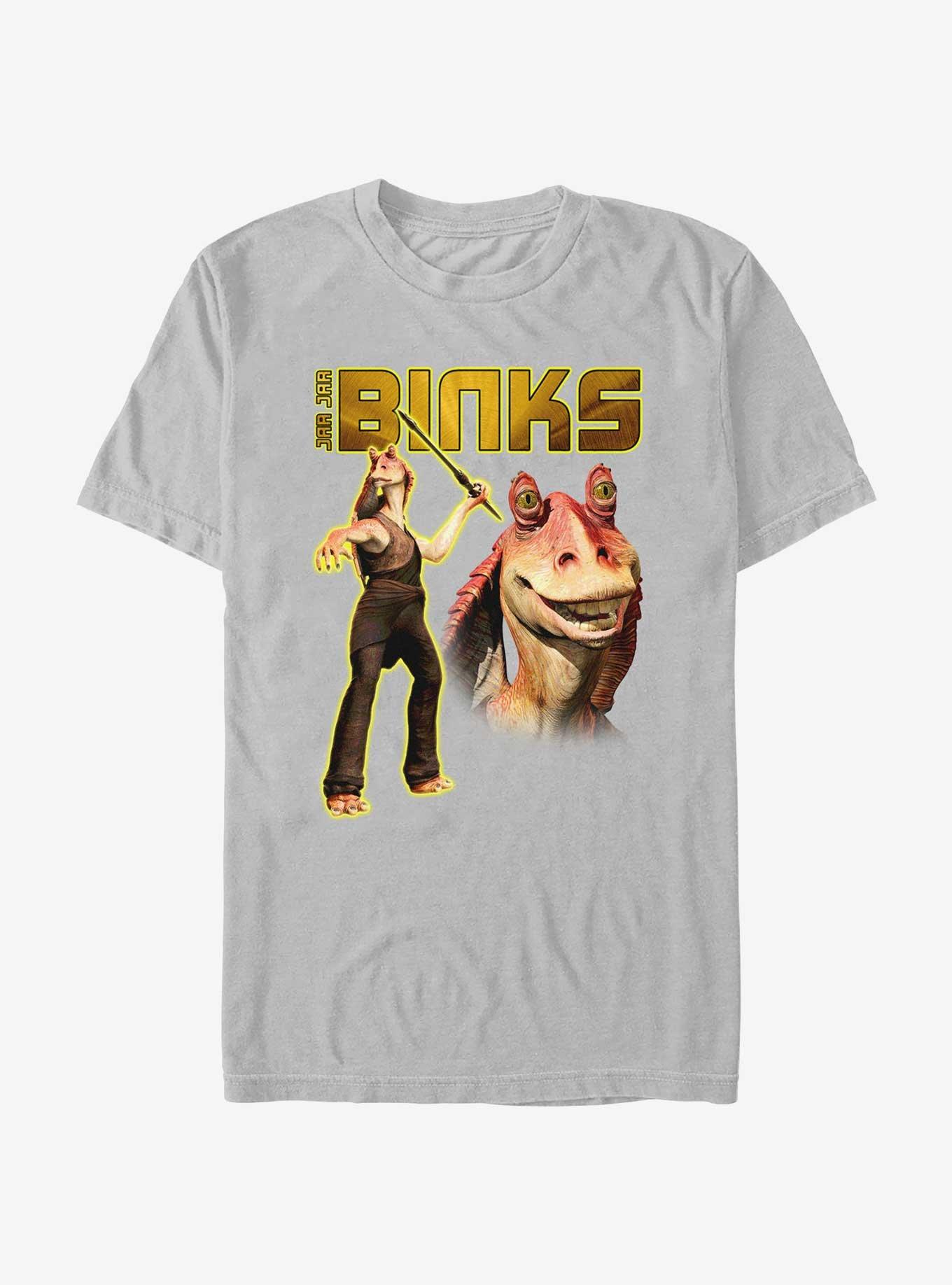 Star Wars Jar Jar Binks Starshots Extra Soft T-Shirt, , hi-res