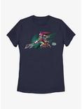 The Legend of Zelda: Tears of the Kingdom Sidon Logo Womens T-Shirt, NAVY, hi-res