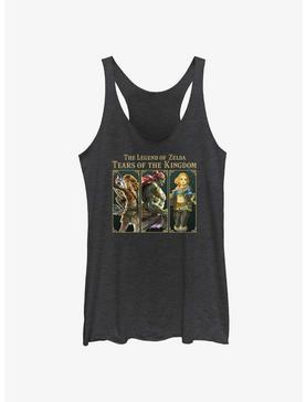 The Legend of Zelda: Tears of the Kingdom Trio Box Up Womens Tank Top, , hi-res