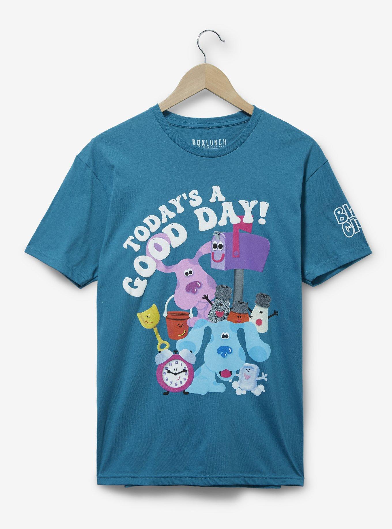 Blue's Clues Group Portrait Good Day Women's T-Shirt - BoxLunch Exclusive, BLUE, hi-res