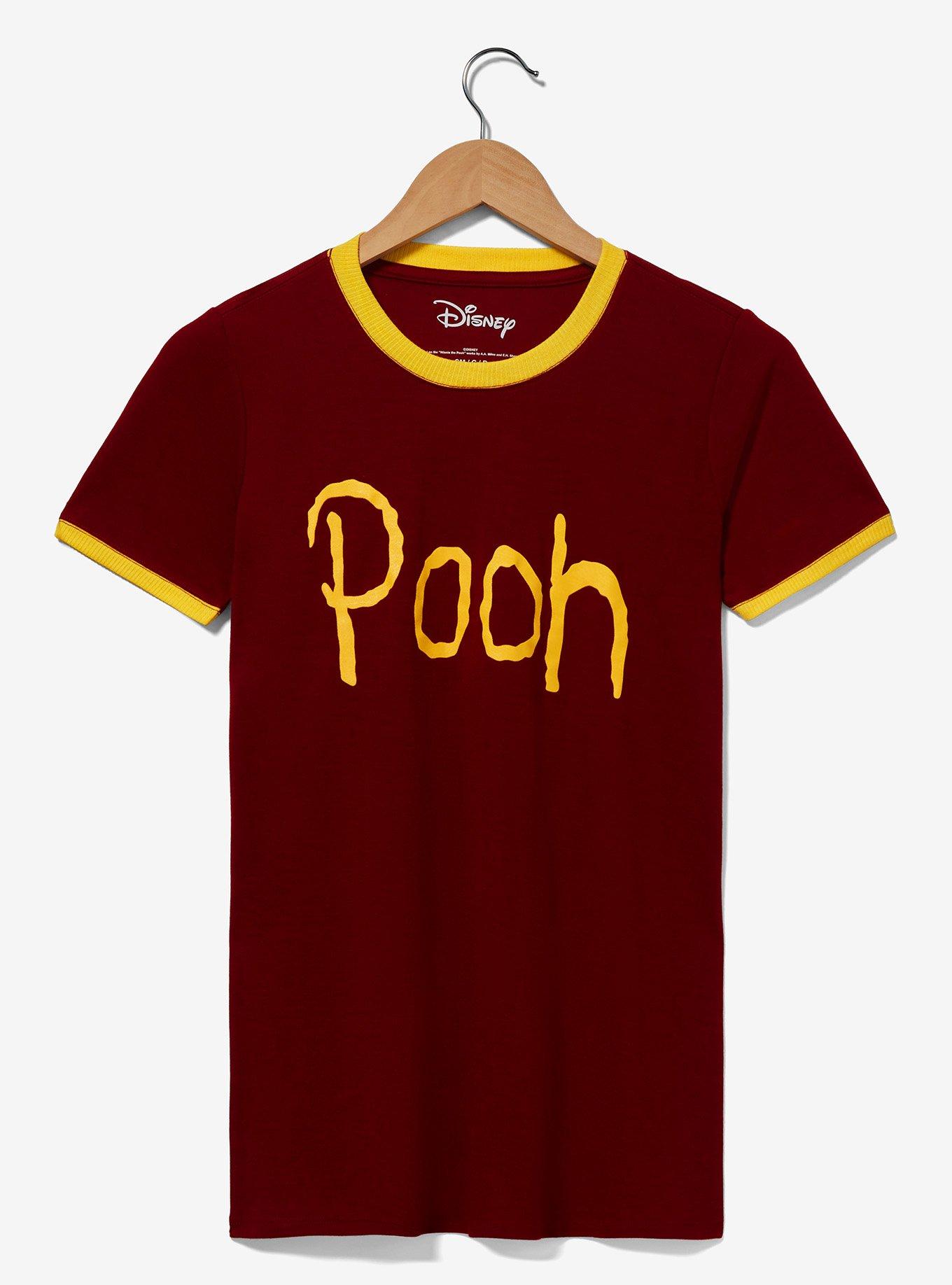 red winnie the pooh shirt