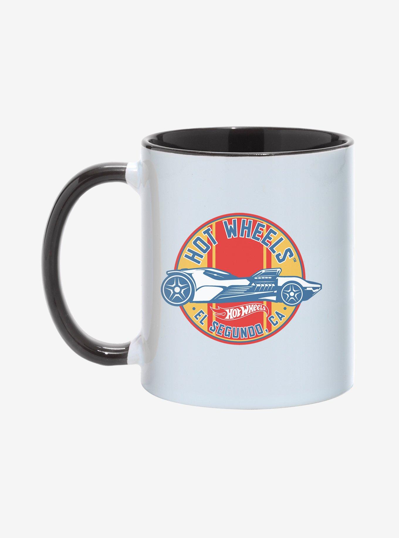 Hot Wheels Circle Striped Race Car Emblem Mug, , hi-res