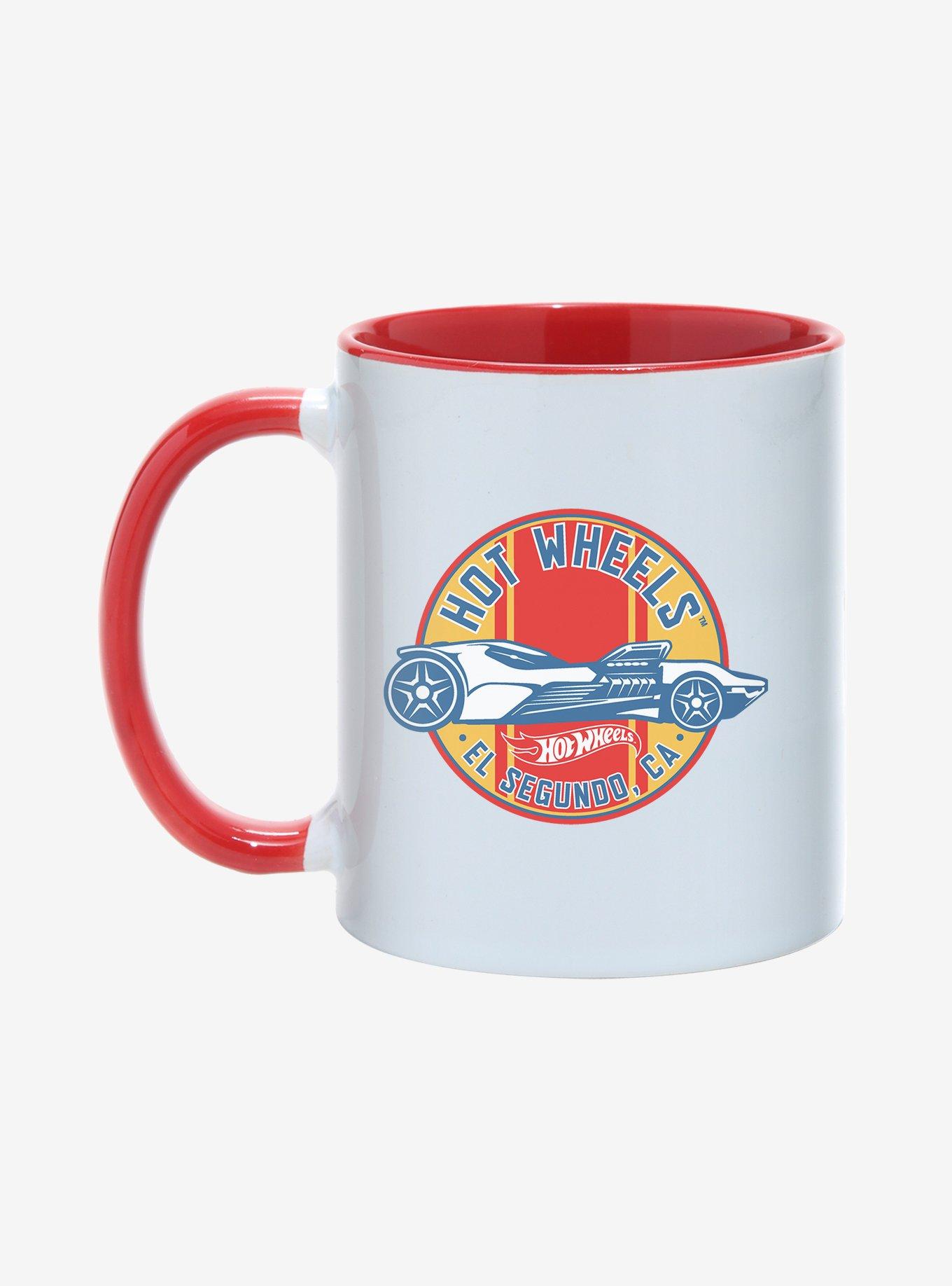 Hot Wheels Circle Striped Race Car Emblem Mug, , hi-res