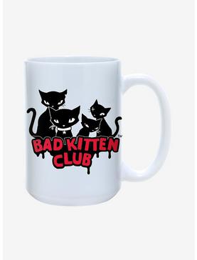 Emily The Strange Bad Kitten Club Mug 15oz, , hi-res