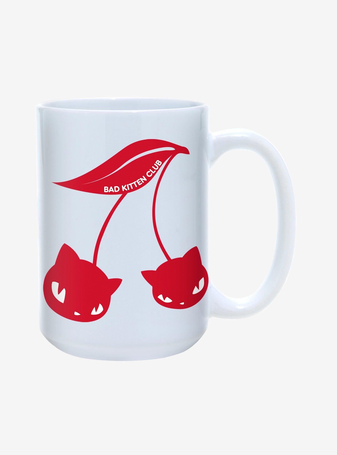 Emily The Strange Bad Kitten Club Cherries Mug 15oz, , hi-res