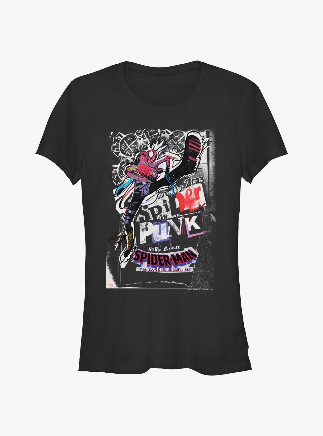 Spider-Man: Across The Spider-Verse Spider-Punk Poster Girls T-Shirt, , hi-res