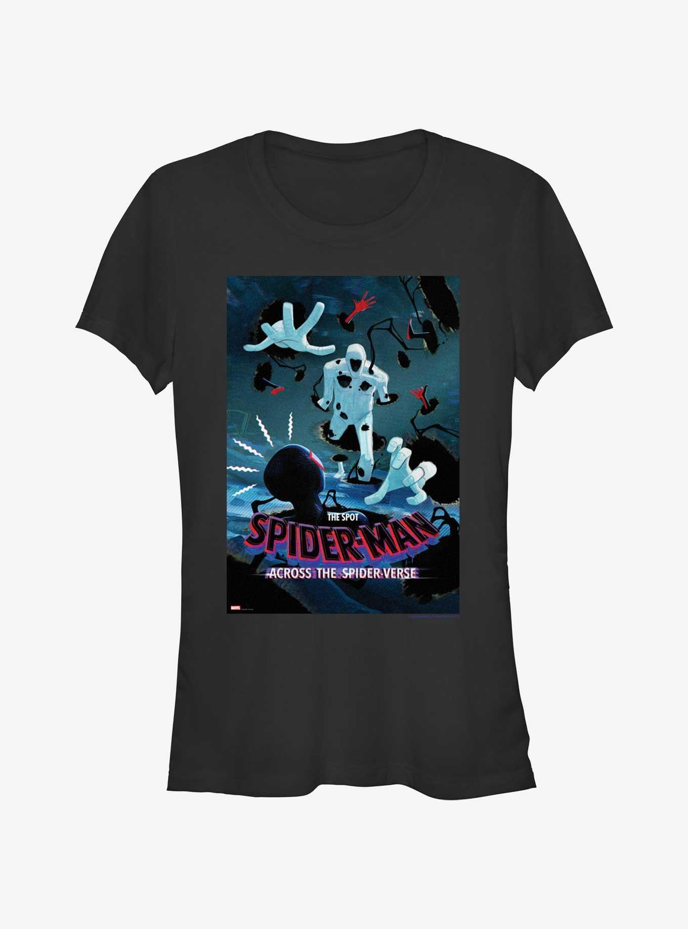 Spider-Man: Across The Spider-Verse The Spot Poster Girls T-Shirt, BLACK, hi-res