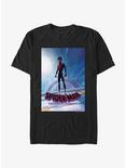 Spider-Man: Across The Spider-Verse Miles Morales Poster T-Shirt, BLACK, hi-res