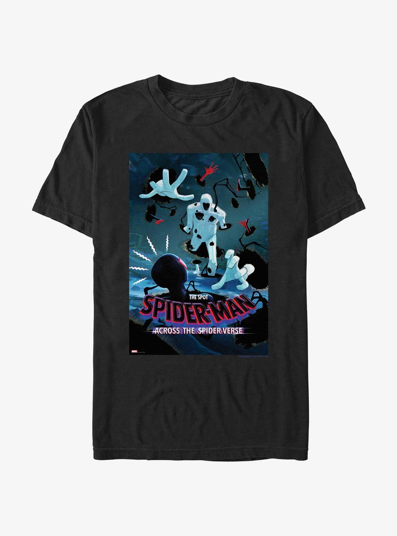 Spider-Man: Across The Spider-Verse The Spot Poster T-Shirt, BLACK, hi-res