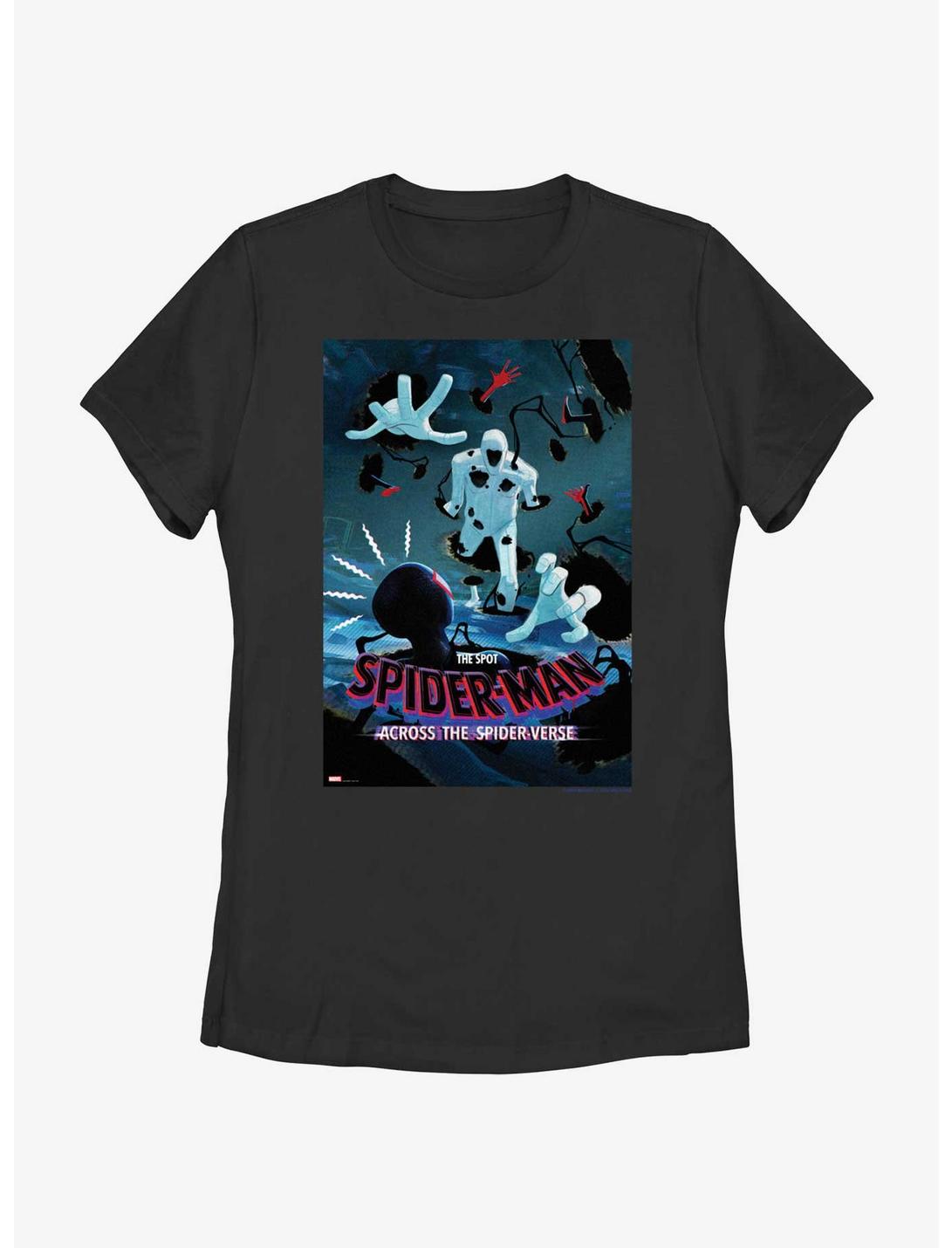 Spider-Man: Across The Spider-Verse The Spot Poster Womens T-Shirt, BLACK, hi-res