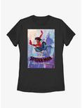 Spider-Man: Across The Spider-Verse Pavitr Prabhakar Poster Womens T-Shirt, BLACK, hi-res