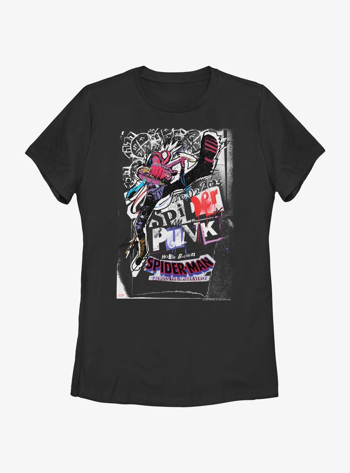 Spider-Man: Across The Spider-Verse Spider-Punk Poster Womens T-Shirt, , hi-res
