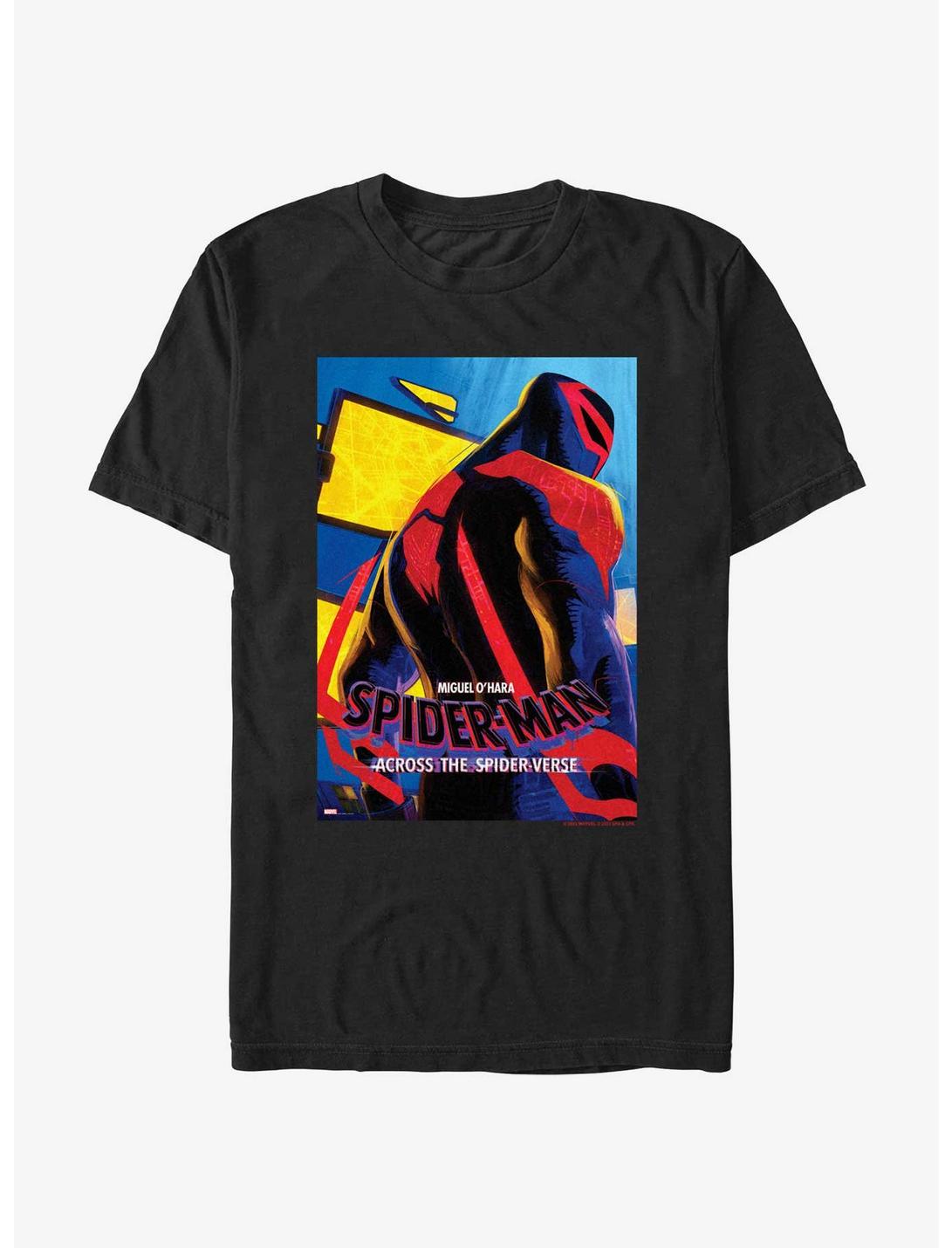 Spider-Man: Across The Spider-Verse Spider-Man 2099 Miguel Poster T-Shirt, BLACK, hi-res