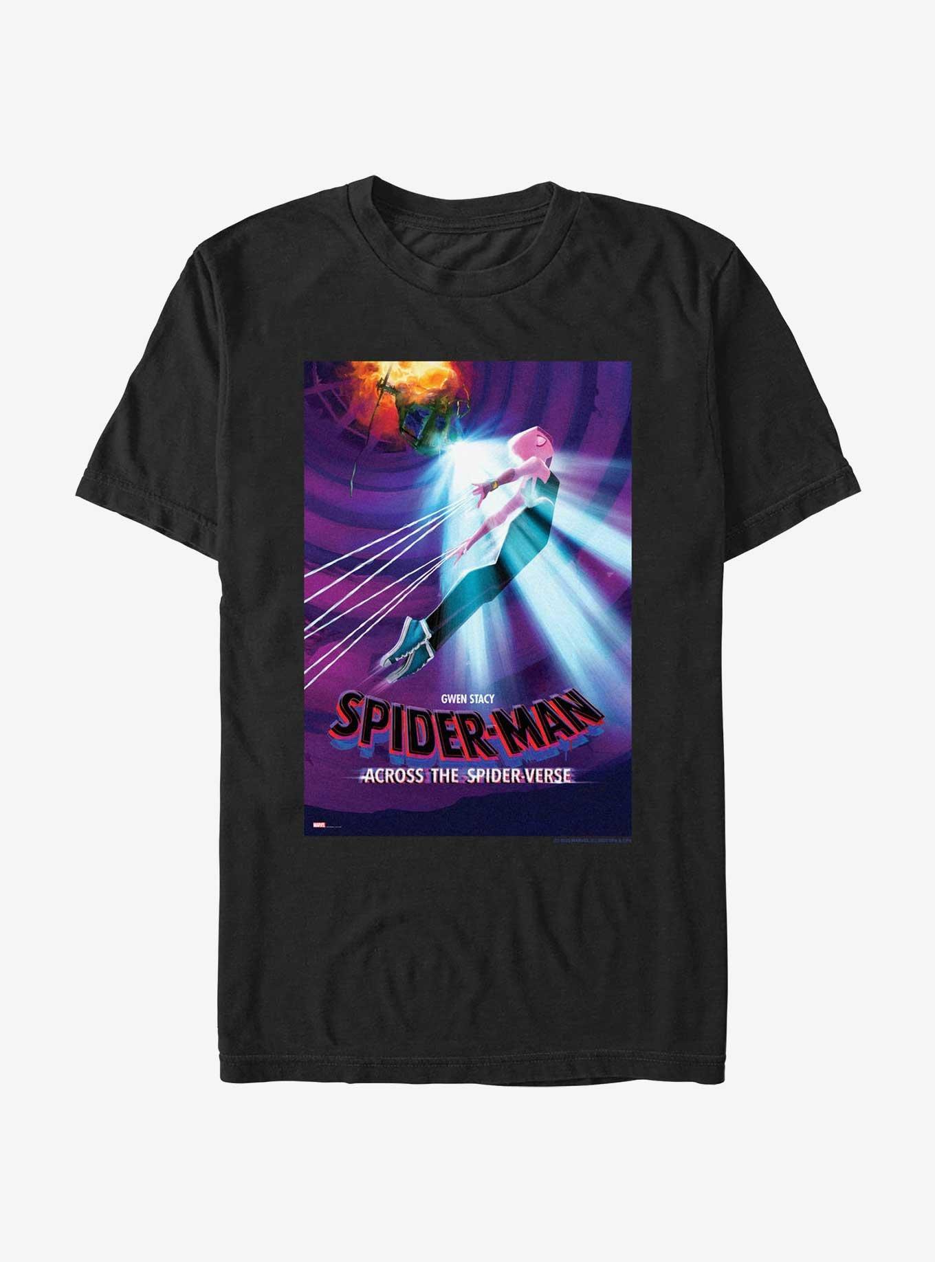 Spider-Man: Across The Spider-Verse Spider-Gwen Poster T-Shirt, BLACK, hi-res