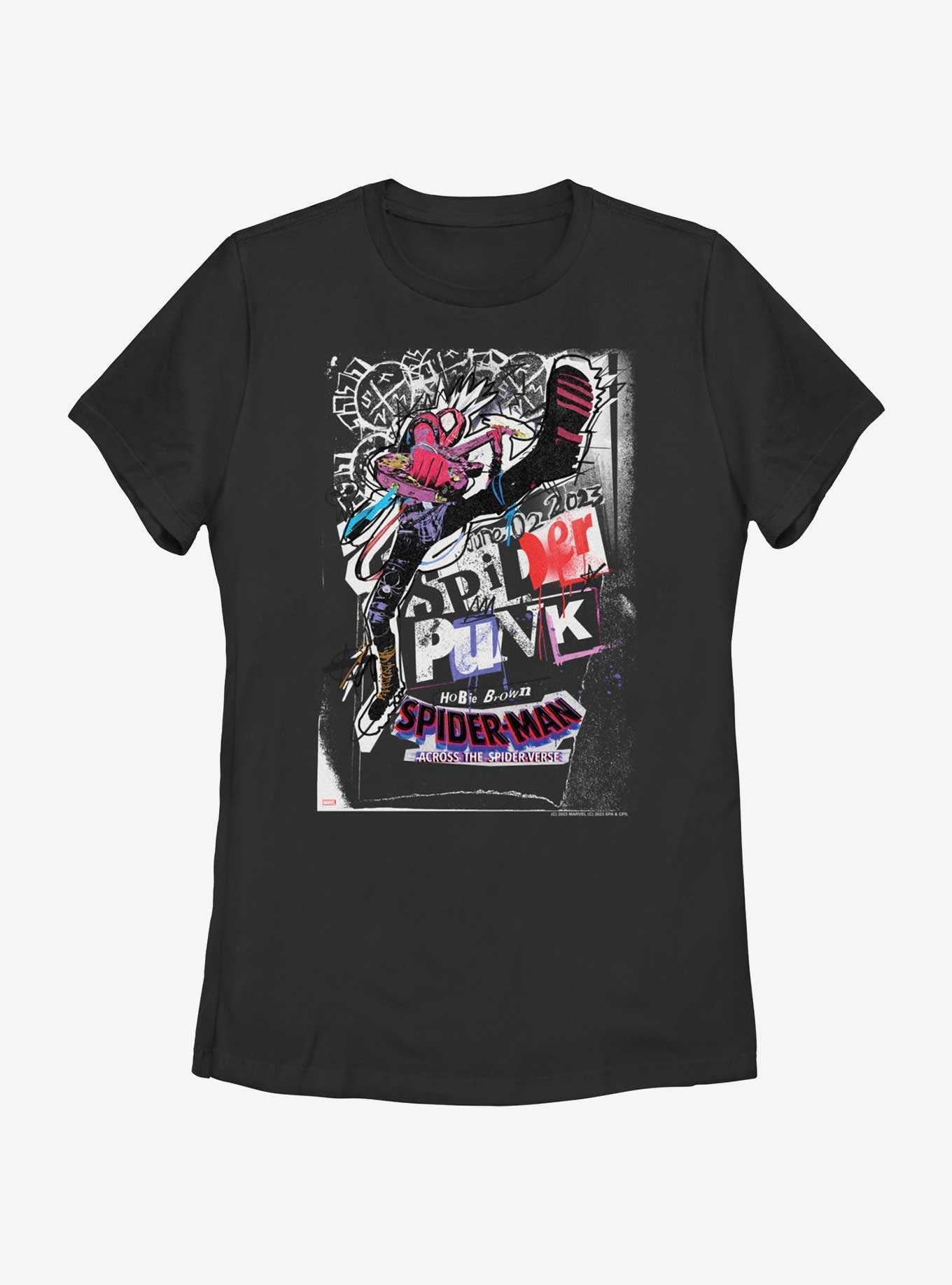 Spider-Man: Across The Spider-Verse Spider-Punk Poster Womens T-Shirt, , hi-res