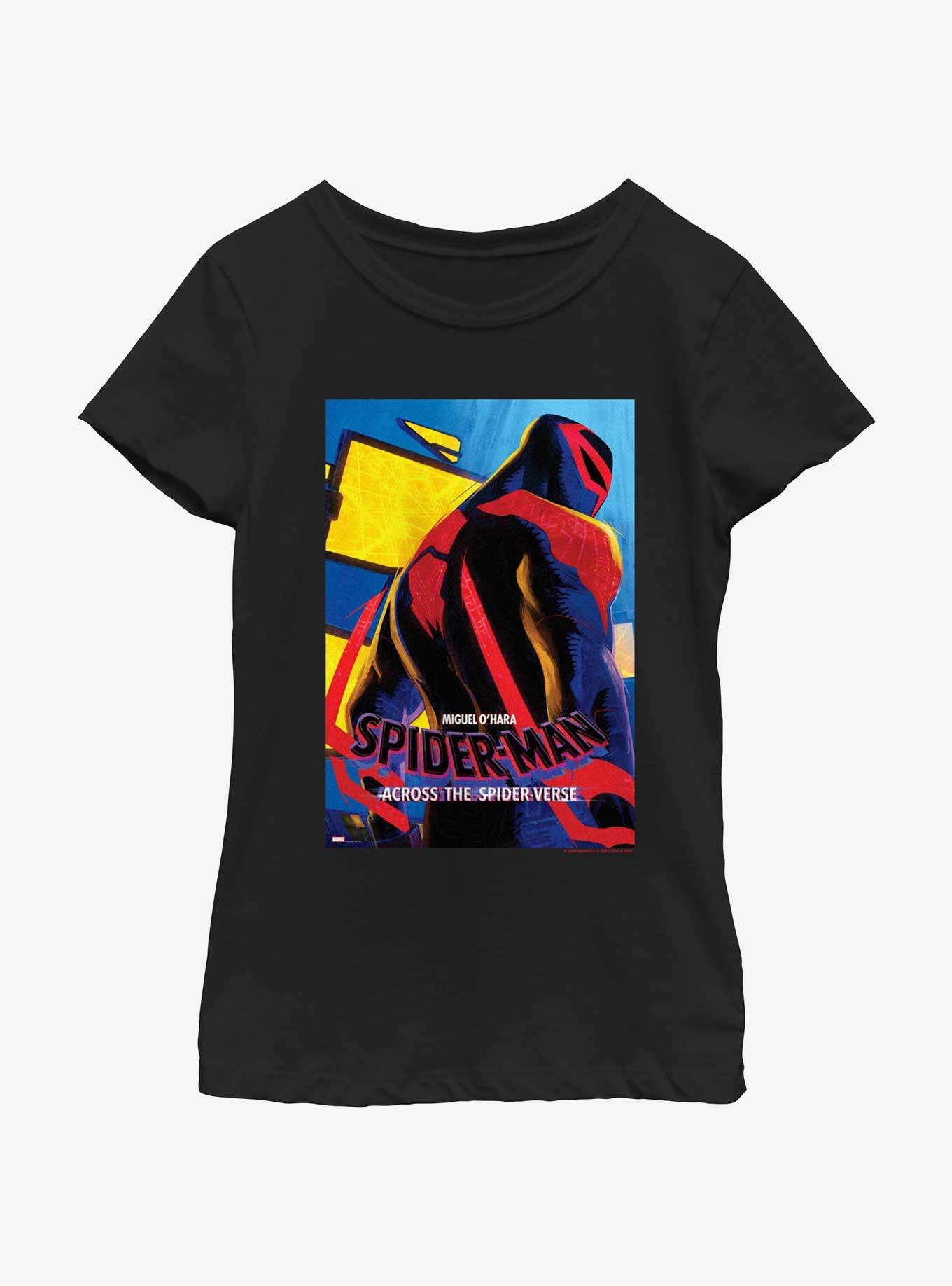 Spider-Man: Across The Spider-Verse Spider-Man 2099 Miguel Poster Youth Girls T-Shirt, , hi-res