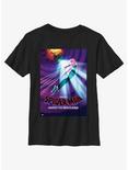 Spider-Man: Across The Spider-Verse Spider-Gwen Poster Youth T-Shirt, BLACK, hi-res