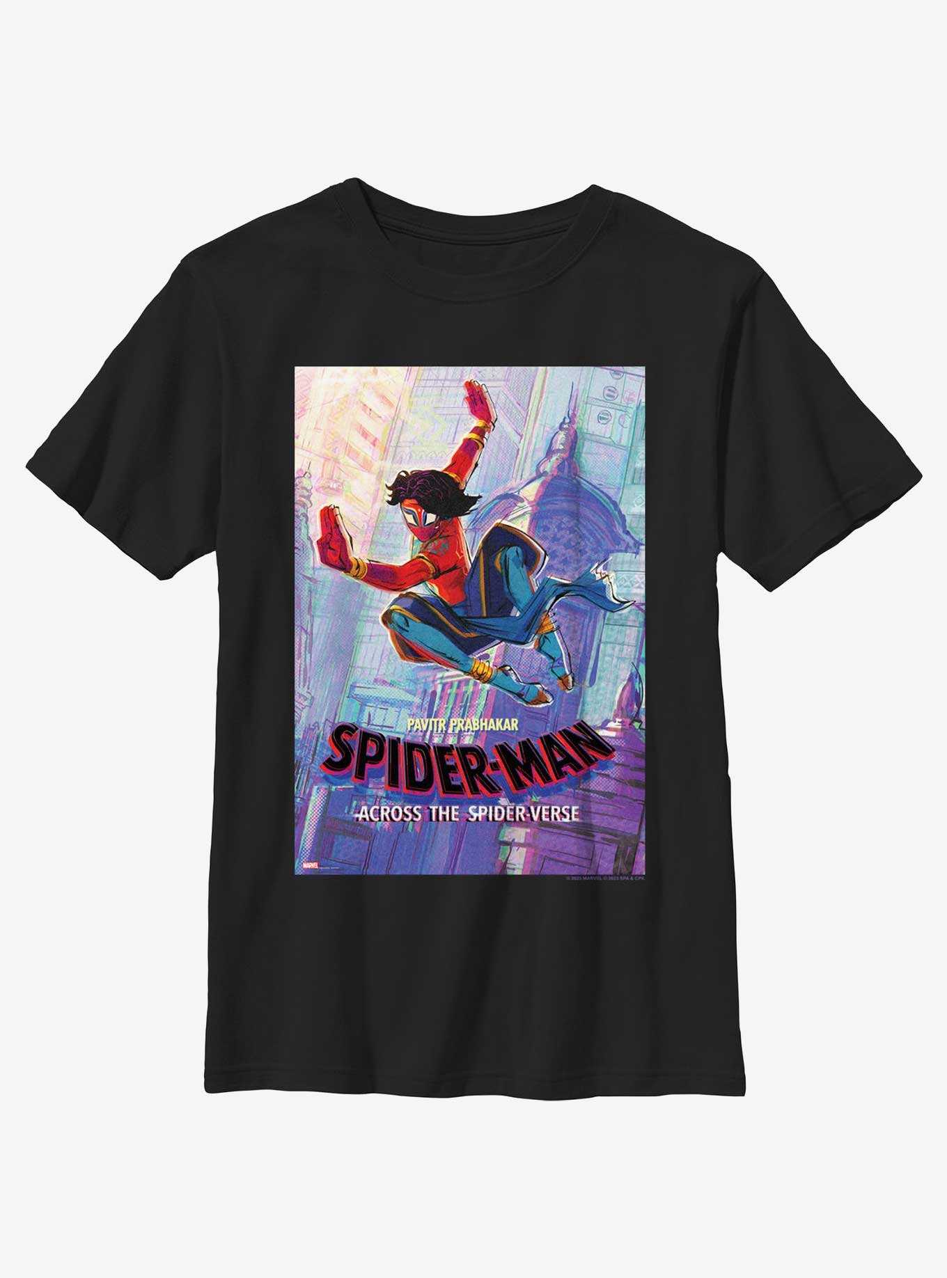 Spider-Man: Across The Spider-Verse Pavitr Prabhakar Poster Youth T-Shirt, , hi-res