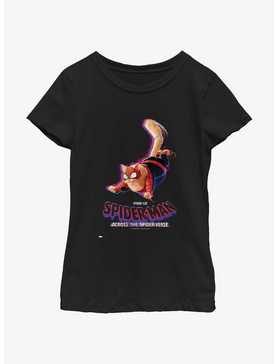 Spider-Man: Across The Spider-Verse Spider-Cat Poster Youth Girls T-Shirt, , hi-res